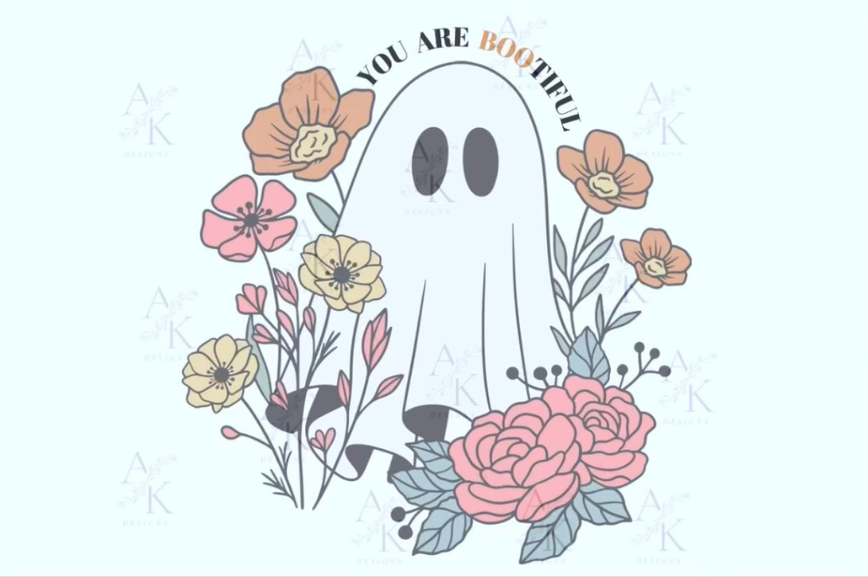 Spread some spooky cheer with our adorable 'We're ghosting you' stickers! 👻