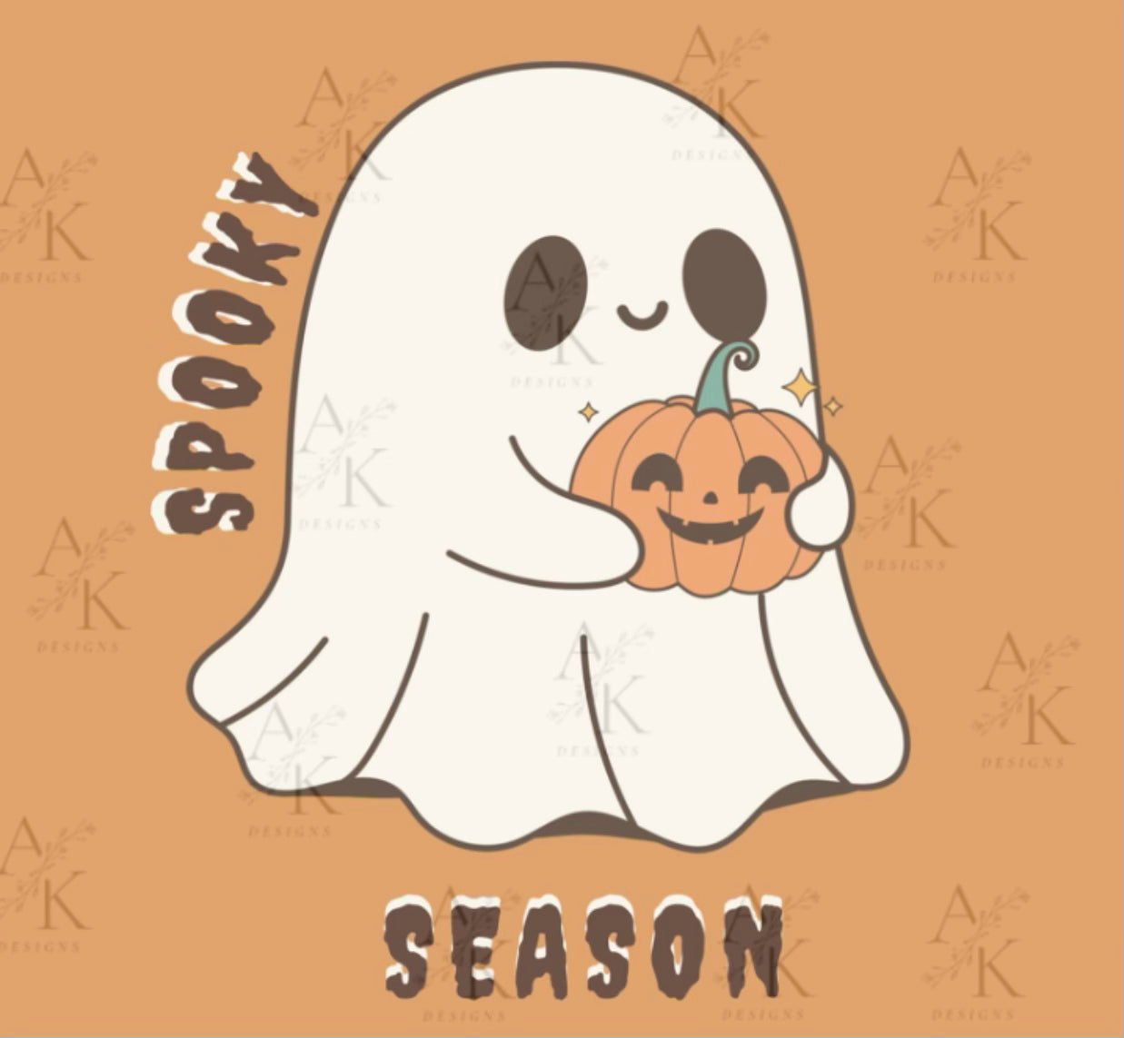 Spread some spooky cheer with our adorable 'We're ghosting you' stickers! 👻